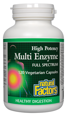 High Potency Multi Enzyme 120 Vegetarian caps Healthy Digestion