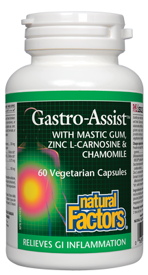 Gastro-Assist with Mastic Gum 60 Vegetarian relieves GI inflammation