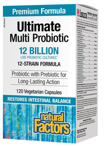 Ultimate Multi Probiotic 12 Billion Live Probiotic Cultures 120's